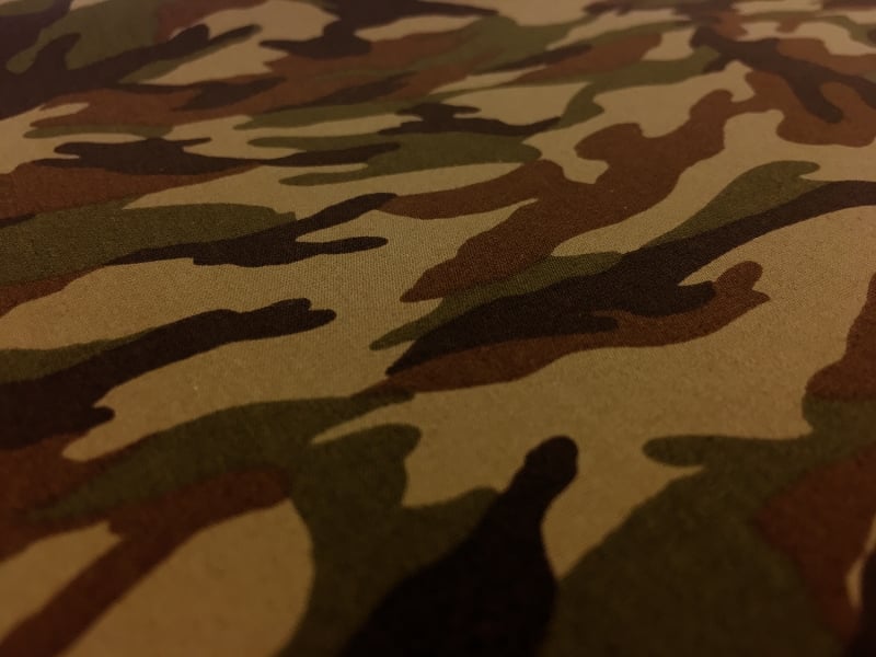 Japanese Cotton Camouflage Print | B&J Fabrics